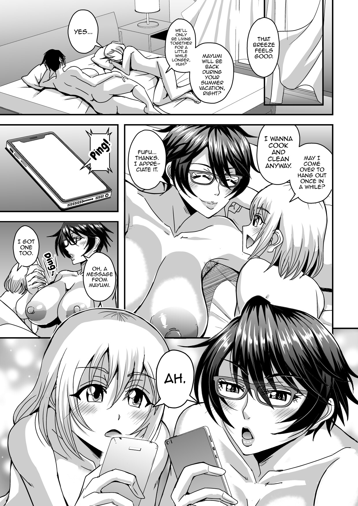 Hentai Manga Comic-A Story About a Bachelor Woman Around 40 Who is Addicted to a Relationship with a Younger Boy Who is Also a Friend's Son-Read-54